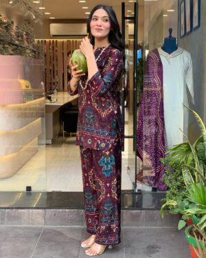 MWRF-MAROON-PRINT-CORD-SET