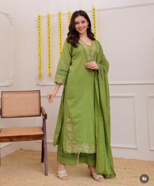 NRF-GREEN-EMB-KURTA-SET